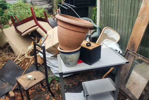 Rubbish Remved for a garden in Kidderminster