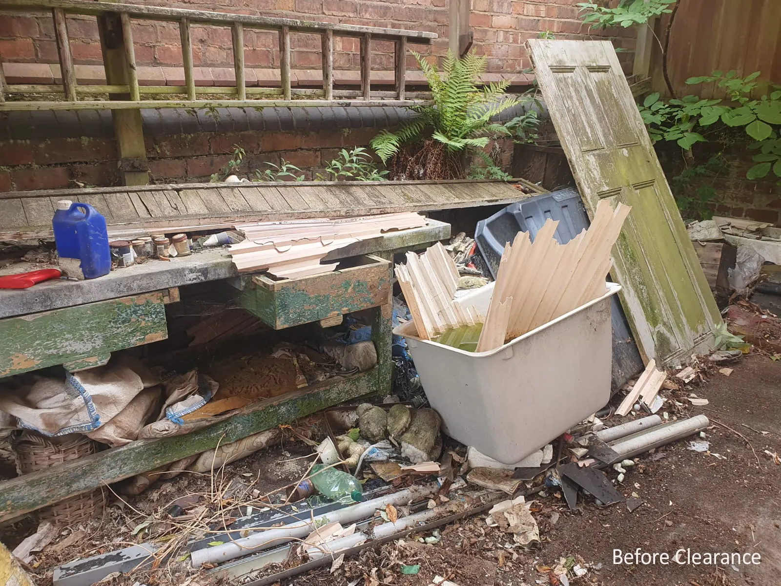 Garage Clearance Before contents were removed (2)