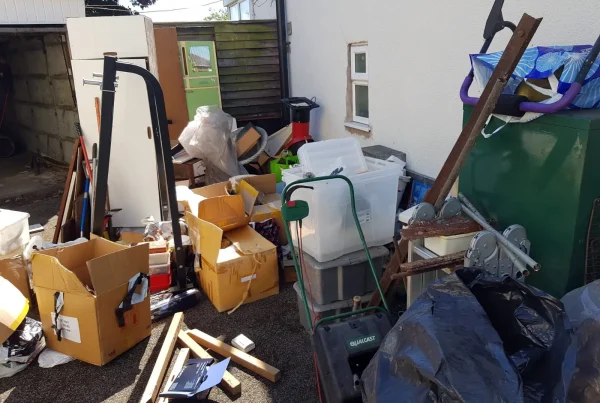 Items remove and disposed of during a Worcester House Clearance